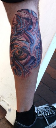 Ty McEwen - Bio organic Eyeball tattoo